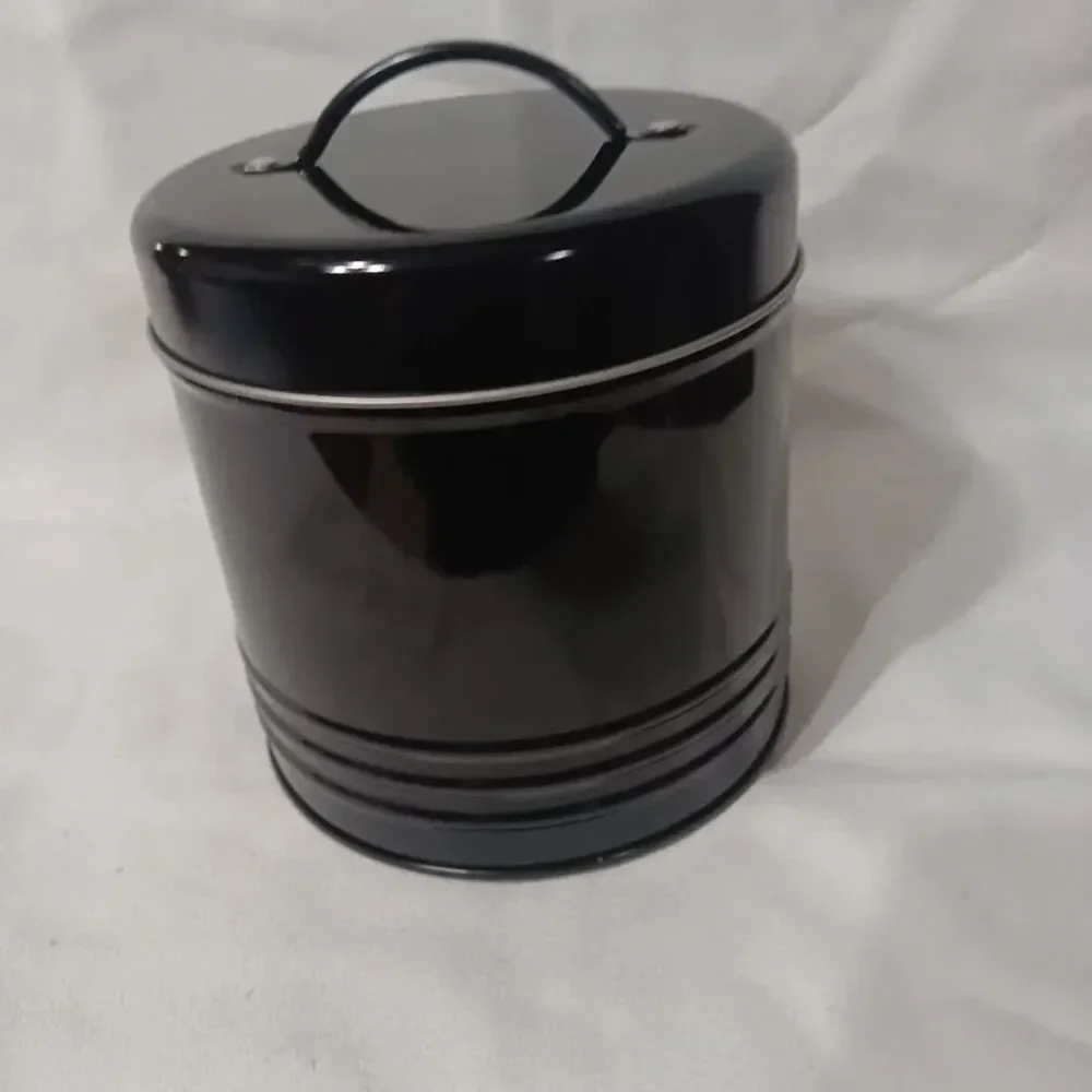 small coffee bar bin box metal canister storage container “A bit of this”